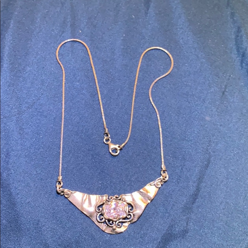CZ necklace. Made in Israel.